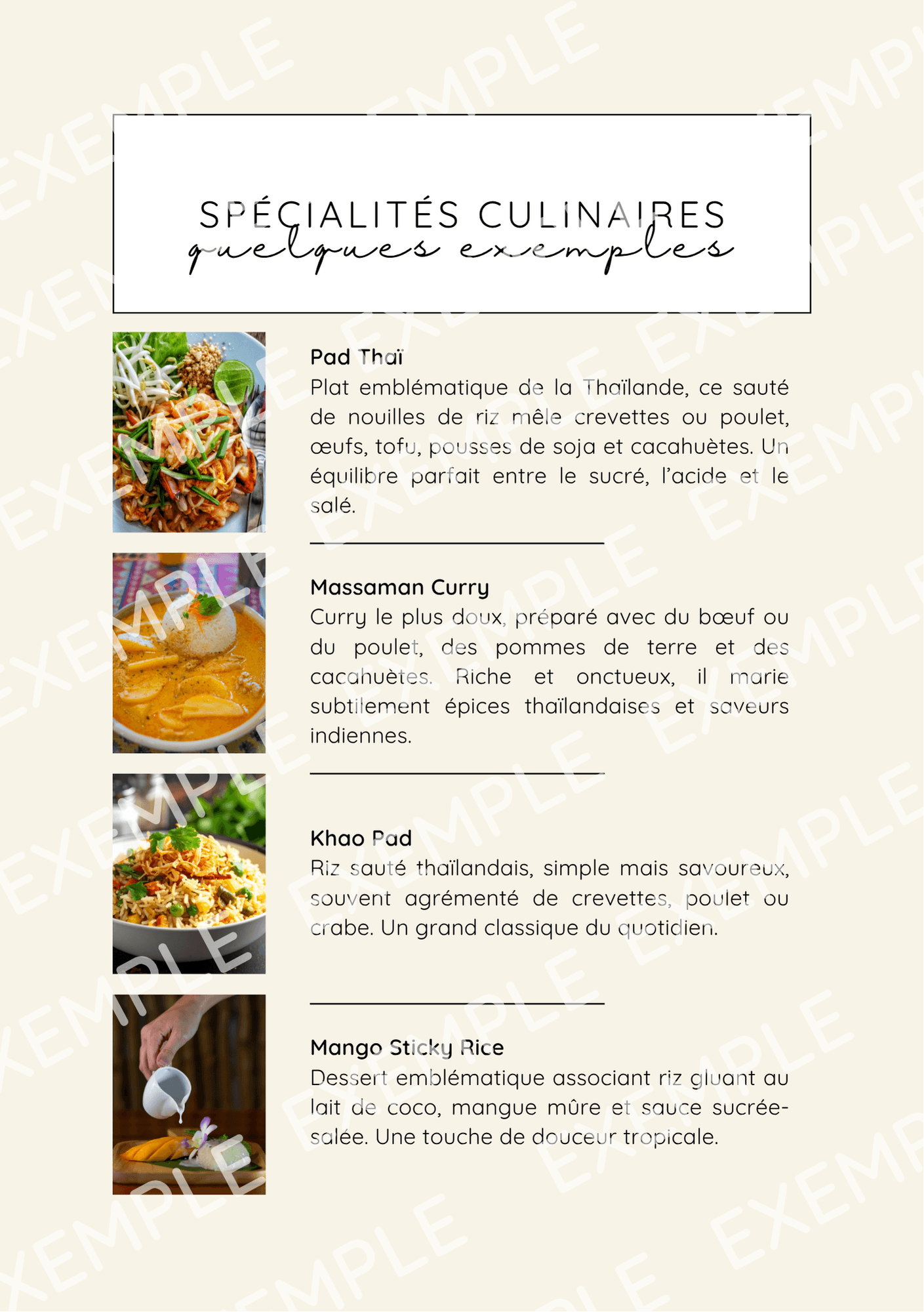 17 Spécialités culinaires